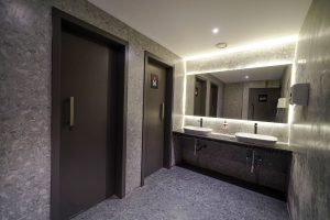 Reception bathroom